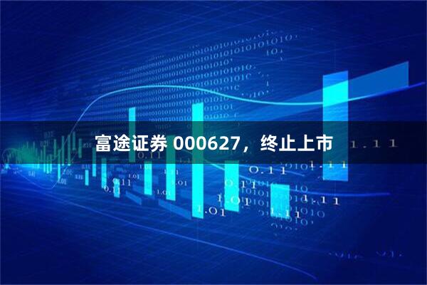 富途证券 000627，终止上市