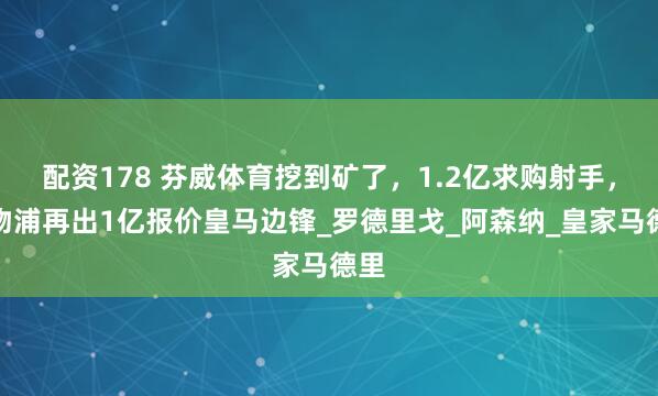 配资178 芬威体育挖到矿了，1.2亿求购射手，利物浦再出1亿报价皇马边锋_罗德里戈_阿森纳_皇家马德里